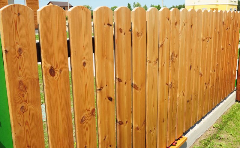 Finished Wood Fence
